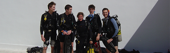 School diving trip